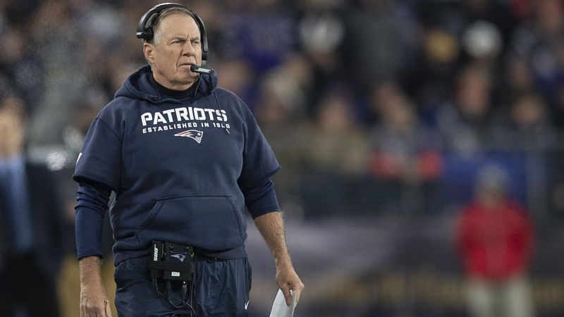 New England Patriots head coach Bill Belichick