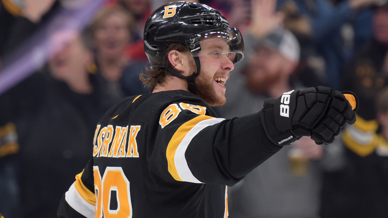 Boston Bruins Right Wing David Pastrnak