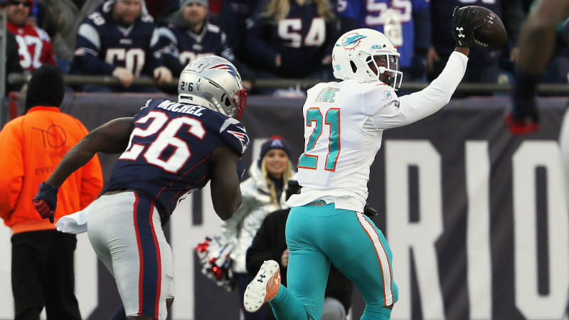 Miami Dolphins cornerback Eric Rowe