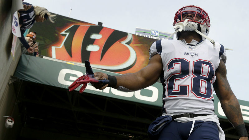 New England Patriots running back James White