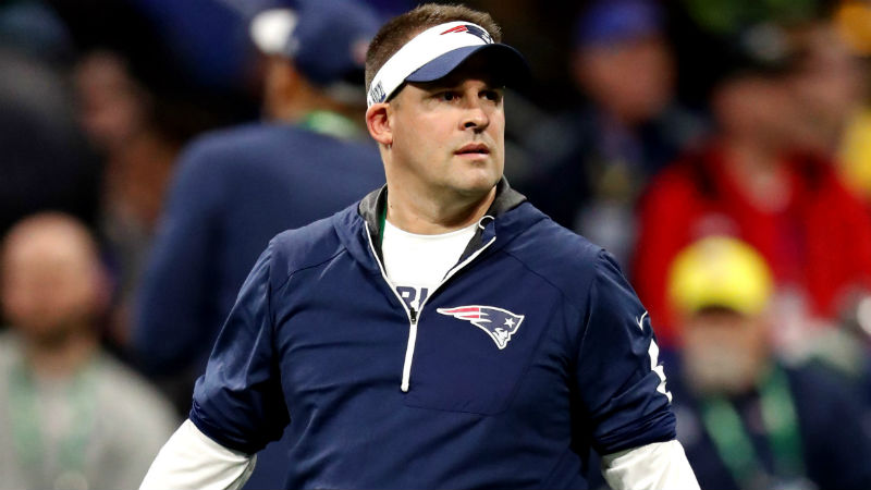 New England Patriots offensive coordinator Josh McDaniels