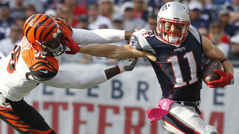 New England Patriots wide receiver Julian Edelman