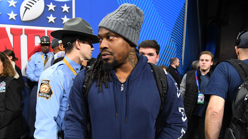 Seattle Seahawks running back Marshawn Lynch