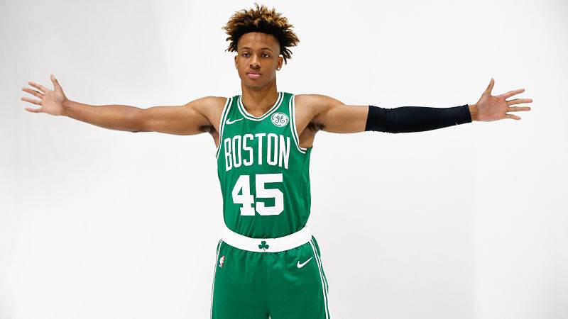 Boston Celtics guard Romeo Langford