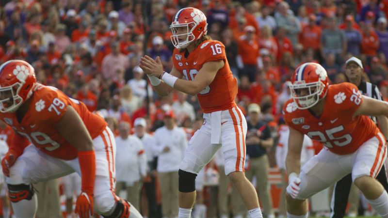 Clemson Tigers quarterback Trevor Lawrence
