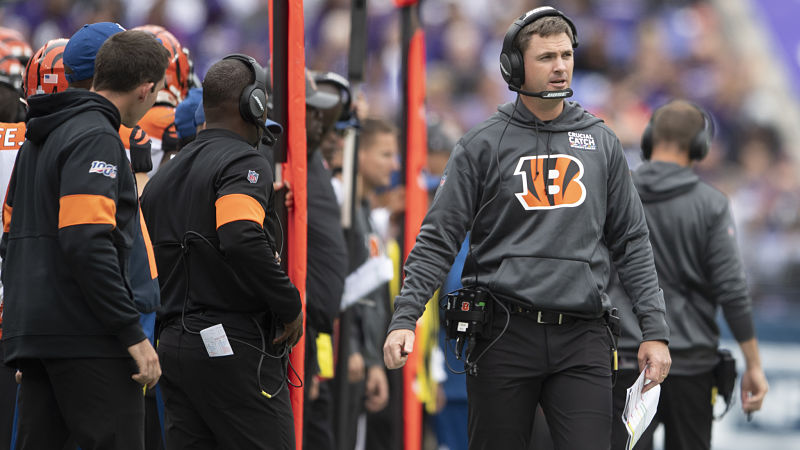Cincinnati Bengals head coach Zac Taylor