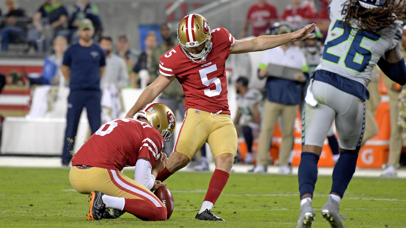 49ers kicker Chase McLaughlin