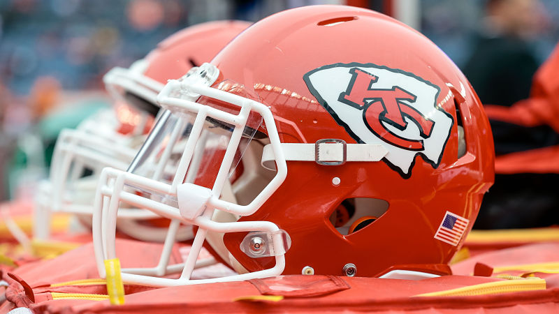 Kansas City Chiefs helmets