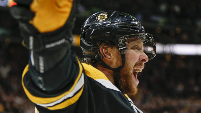 Boston Bruins' David Pastrnak