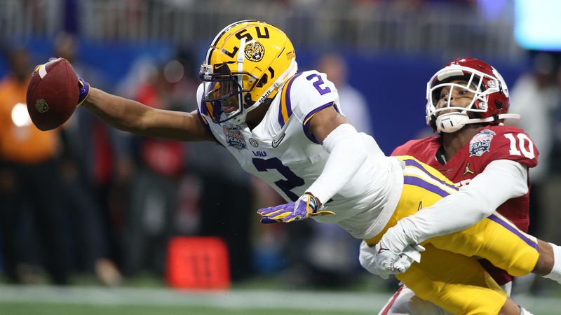 LSU wide receiver Justin Jefferson