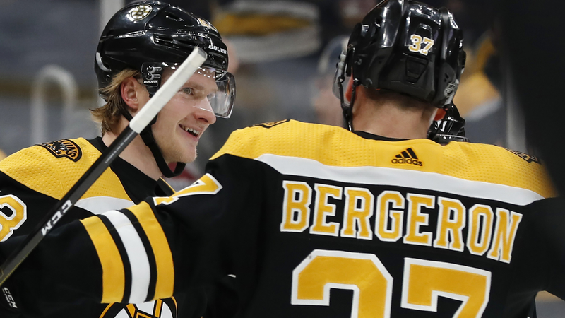 Boston Bruins' Patrice Bergeron