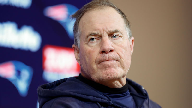 Patriots head coach Bill Belichick