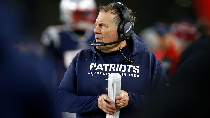 New England Patriots head coach Bill Belichick