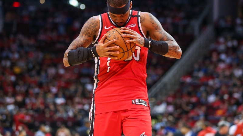 Portland Trail Blazers forward Carmelo Anthony