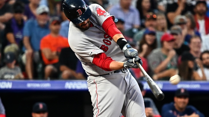 Boston Red Sox designated hitter J.D. Martinez