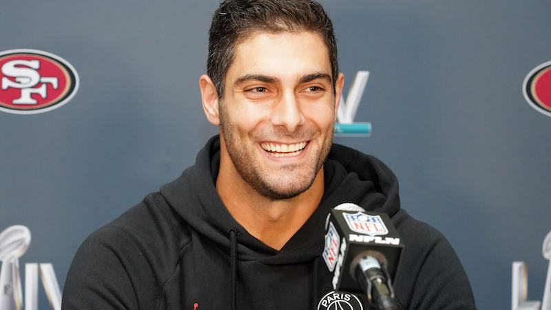 49ers quarterback Jimmy Garoppolo
