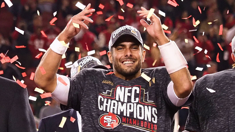 San Francisco 49ers quarterback Jimmy Garoppolo