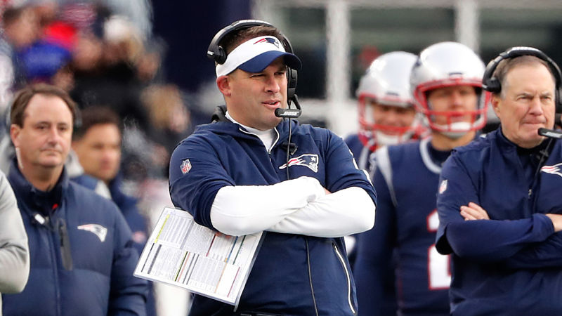 New England Patriots offensive coordinator Josh McDaniels