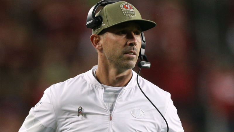 San Francisco 49ers head coach Kyle Shanahan