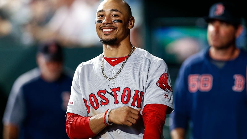Boston Red Sox right fielder Mookie Betts