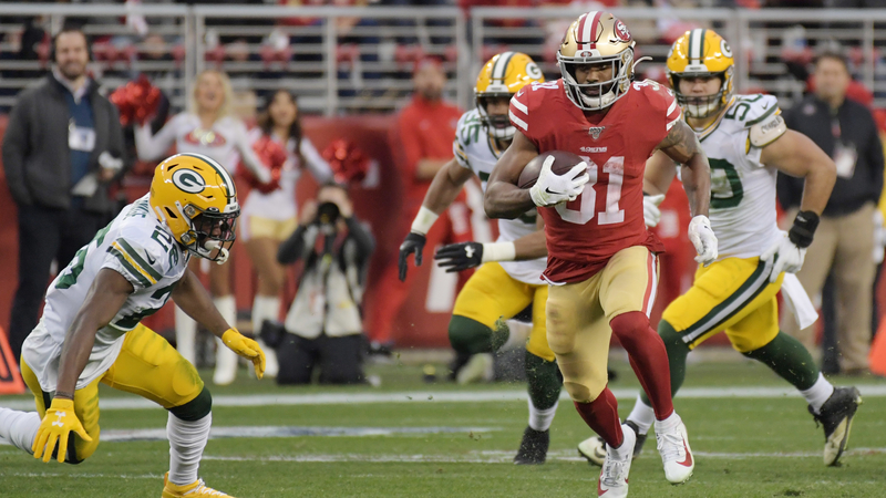 San Francisco 49ers Running Back Raheem Mostert