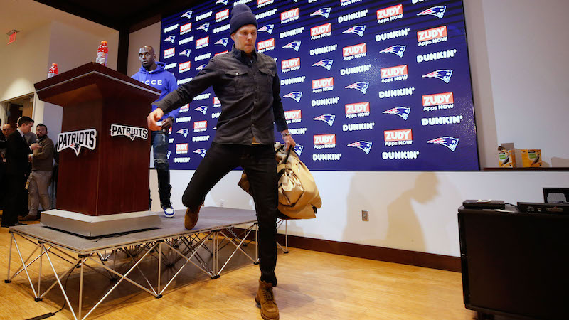 Patriots quarterback Tom Brady