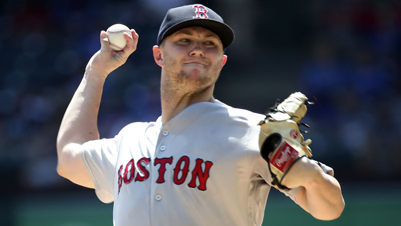 Former Boston Red Sox pitcher Travis Lakins