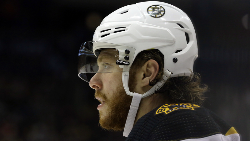 Boston Bruins right winger David Pastrnak