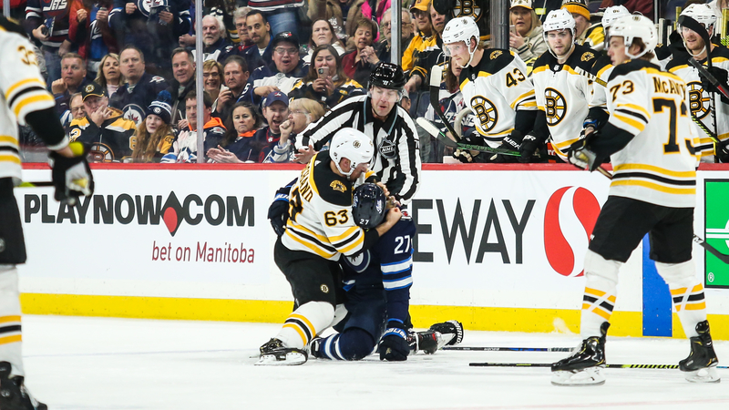 Bruins winger Brad Marchand