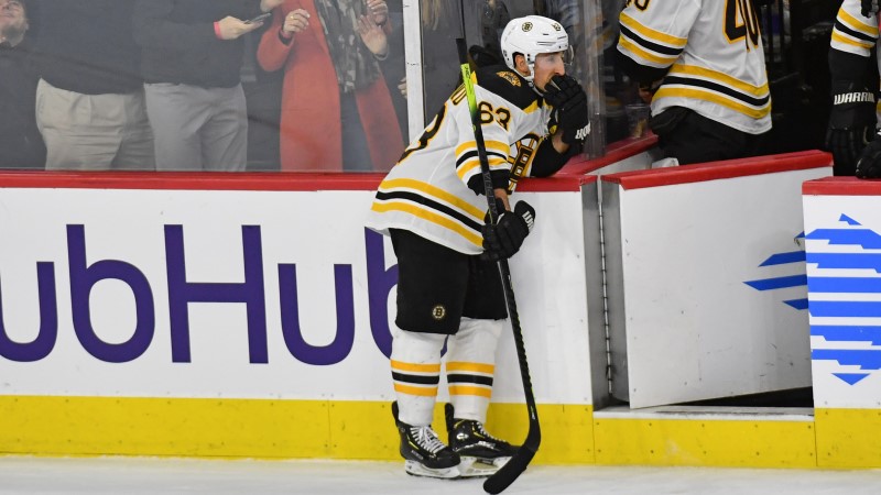 Boston Bruins winger Brad Marchand