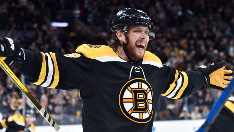 Boston Bruins forward David Pastrnak