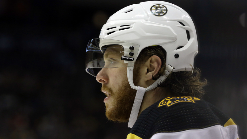 Boston Bruins forward David Pastrnak