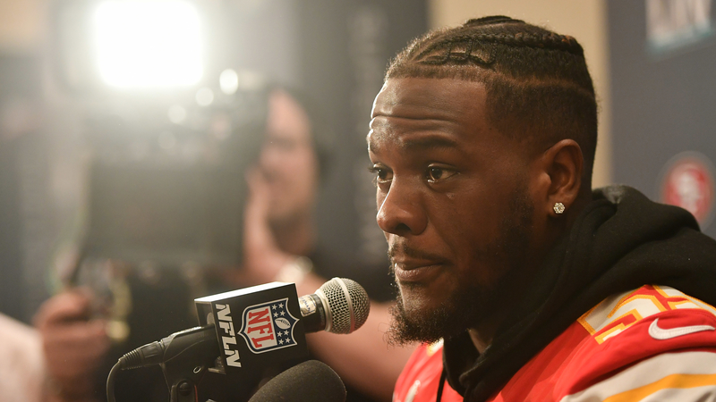 Kansas City Chiefs defensive end Frank Clark