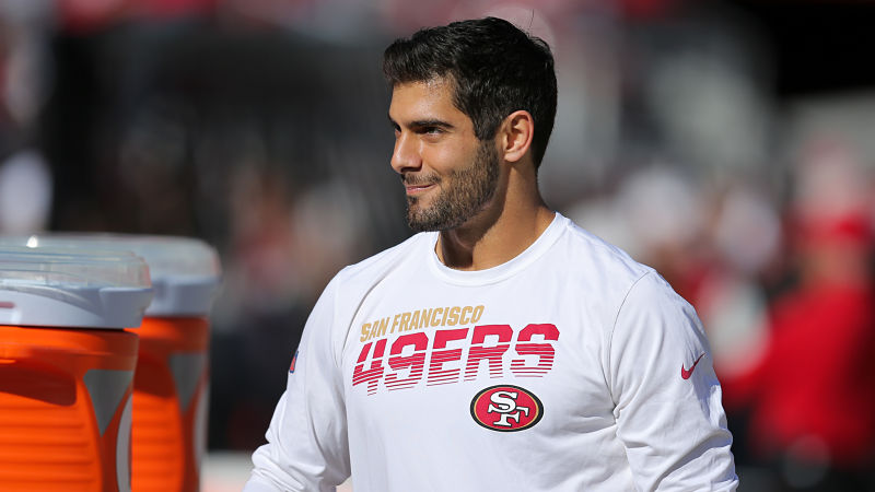 San Francisco 49ers quarterback Jimmy Garoppolo