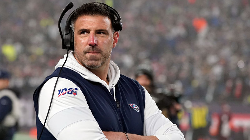 Tennessee Titans head coach Mike Vrabel