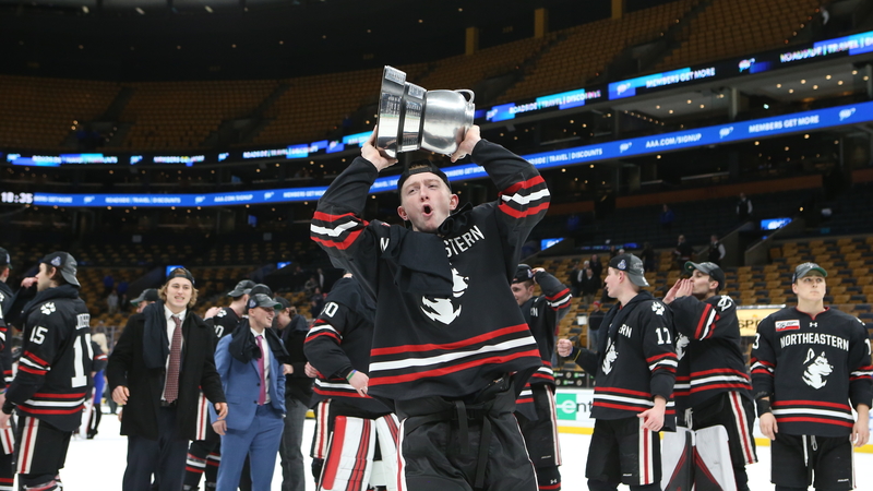 Northeastern defenseman Ryan Shea