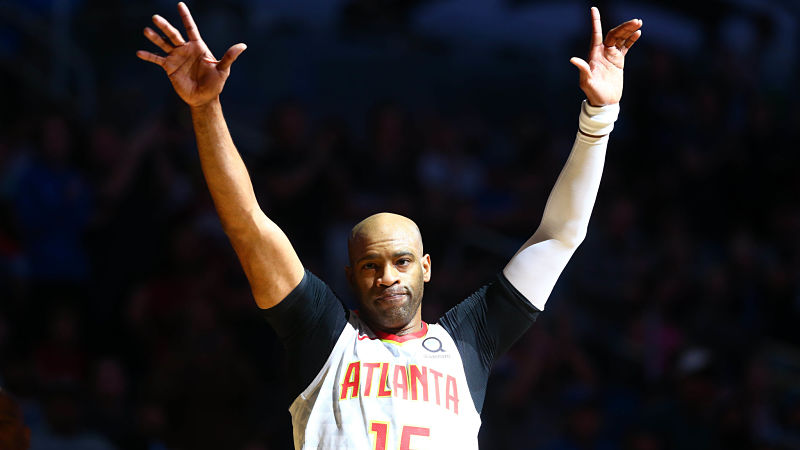 Atlanta Hawks guard Vince Carter