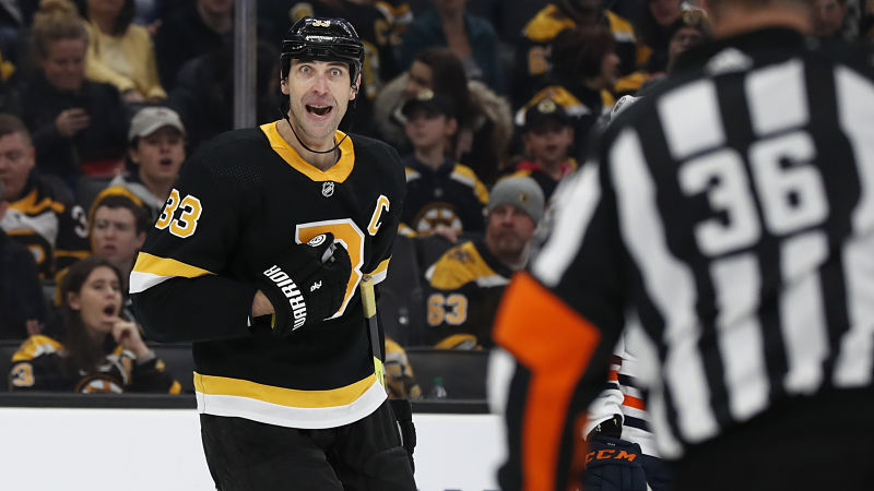 Boston Bruins defenseman Zdeno Chara