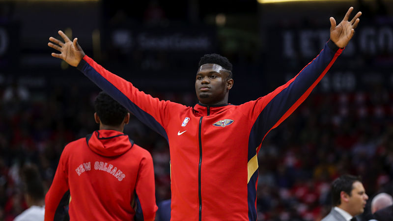 New Orleans Pelicans forward Zion Williamson