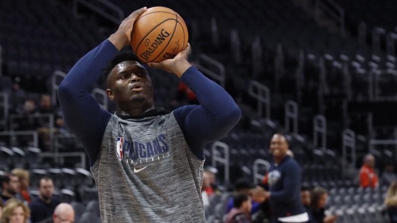 New Orleans Pelicans' Zion Williamson
