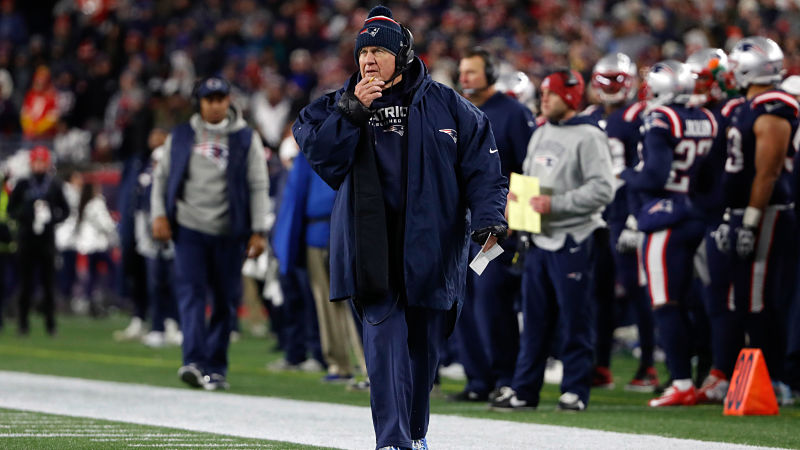 New England Patriots head coach Bill Belichick