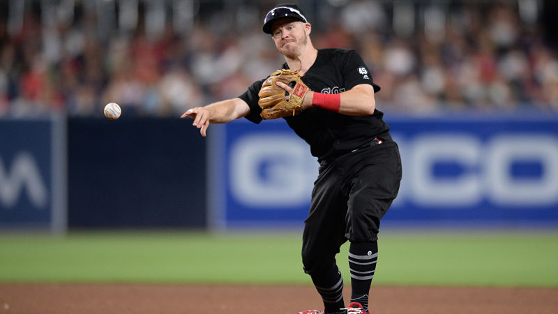 Milwaukee Bucks infielder/outfielder Brock Holt
