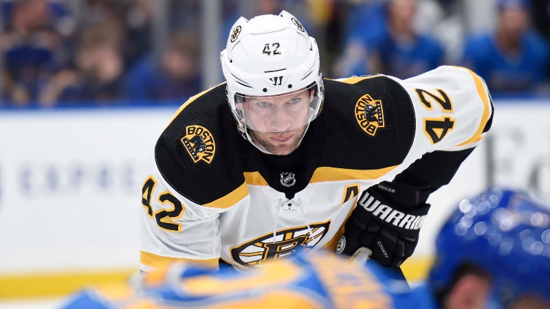 Former Boston Bruins center David Backes