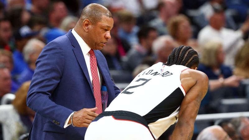 Doc Rivers and Kawhi Leonard