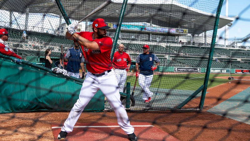 Boston Red Sox designated hitter J.D. Martinez
