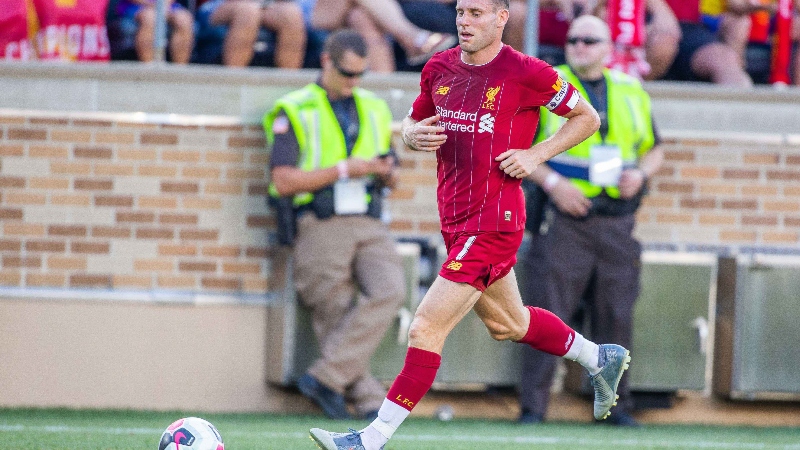 Liverpool midfielder James Milner