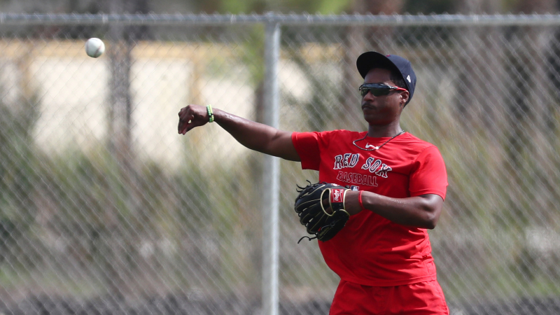 Boston Red Sox infielder Jeter Downs