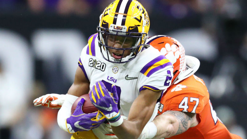 LSU Tigers wide receiver Justin Jefferson