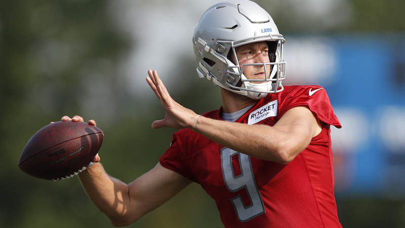 Detroit Lions quarterback Matthew Stafford