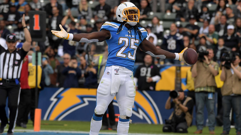 Los Angeles Chargers running back Melvin Gordon
